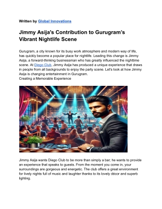 How Jimmy Asija Changed Gurugram's Nightlife_ Explore Diego Club