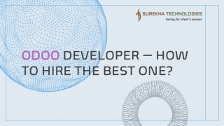 Odoo Developer - How to Hire the Best One