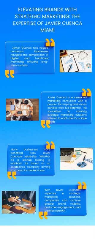 Elevating Brands with Strategic Marketing: The Expertise of Javier Cuenca