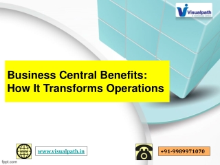 Microsoft Dynamics 365 Business Central Training - Hyderabad