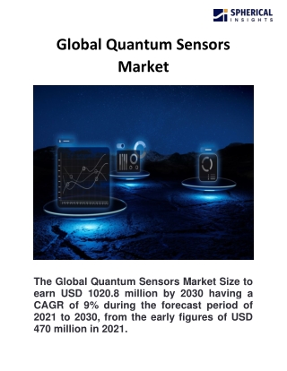 Global Quantum Sensors Market