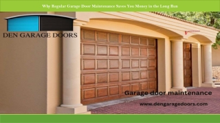 Prevent Costly Repairs: Why Regular Garage Door Maintenance Is Essential