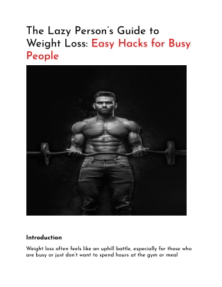 The Lazy Person’s Guide to Weight Loss_ Easy Hacks for Busy People (1)