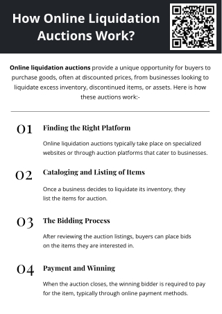 How Online Liquidation Auctions Work?