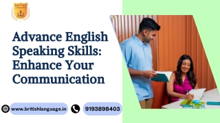 Advanced English Speaking Skills - Enhance Your Communication