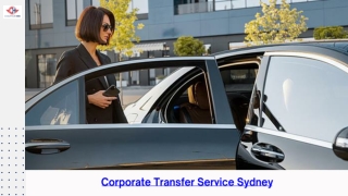Corporate Transfer Service Sydney