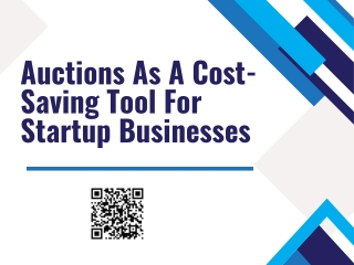 Auctions As A Cost-Saving Tool For Startup Businesses