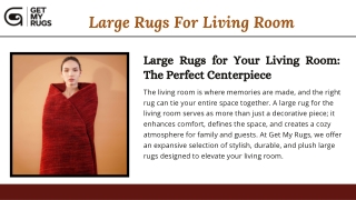 Spacious Elegance with Large Rugs for Living Room – Get My Rugs