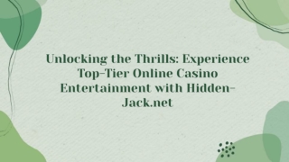 Hidden jack casino