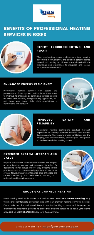Benefits of Professional Heating Services in Essex