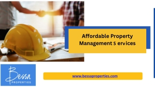 Affordable Property Management Services - bessaproperties.com