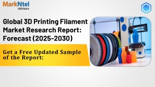 3D Printing Filament Market Comprehensive Analysis and Forecast 2025 to 2030