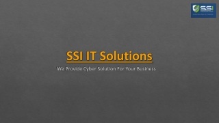 SSI IT Consulting: Cutting-Edge IoT Security Solutions for Businesses