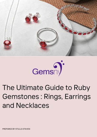 The Ultimate Guide to Ruby Gemstones  Rings, Earrings and Necklaces