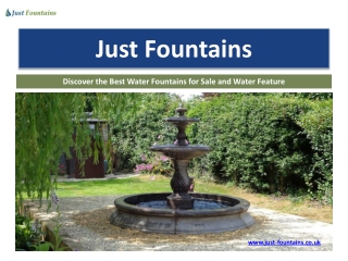 Discover the Best Water Fountains for Sale and Water Feature