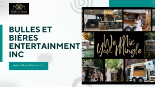 Office Party Bartending Services, and Private Cocktail Bartender Elevate Your Event with Professional Drink Solutions