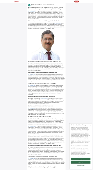 Precision and Technique Refinement by Dr Pradeep Jain
