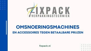 Omsnoeringsmachines en accessoires tegen betaalbare prijzen
