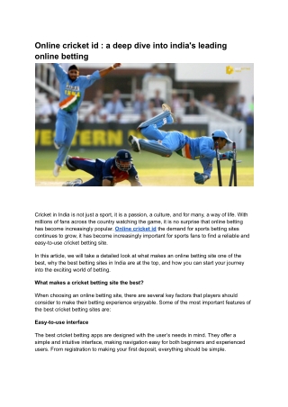 Best betting India_ a deep dive into indias leading online betting