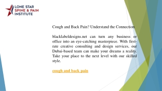Cough and Back Pain Understand the Connection.pptx