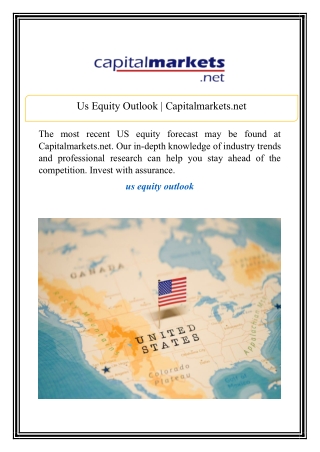 Us Equity Outlook | Capitalmarkets.net