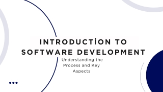 Introduction to Software Development (2)