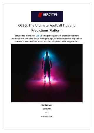 OLBG: The Ultimate Football Tips and Predictions Platform