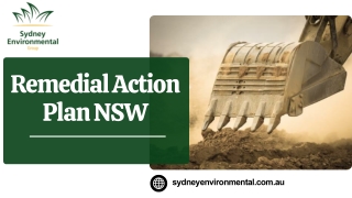 Remedial Action Plan NSW