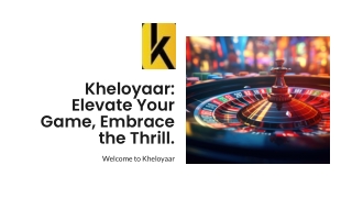 Kheloyaar Elevate Your Game, Embrace the Thrill