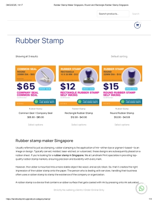 rubber stamp singapore