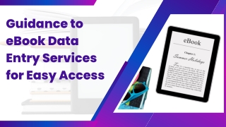 Guidance to eBook Data Entry Services for Easy Access