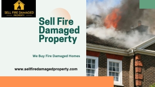 Sell Fire Damaged Property