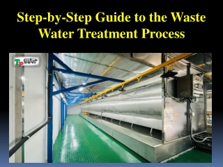 Step-by-Step Guide to the Waste Water Treatment Process