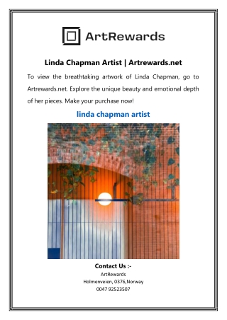 Linda Chapman Artist | Artrewards.net