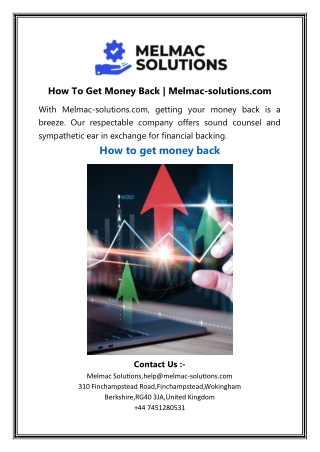 How To Get Money Back | Melmac-solutions.com