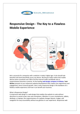 Responsive Design - The Key to a Flawless Mobile Experience