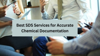 Best SDS Services for Accurate Chemical Documentation