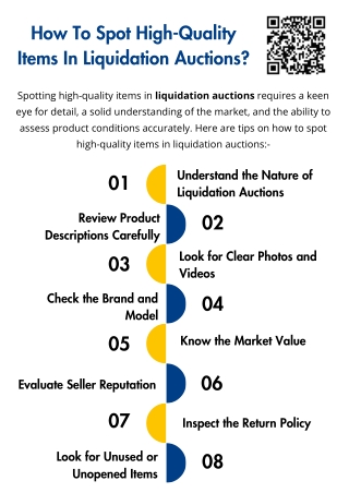 How To Spot High-Quality Items In Liquidation Auctions?