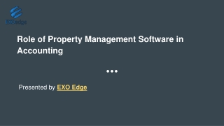 Role of Property Management Software in Accounting