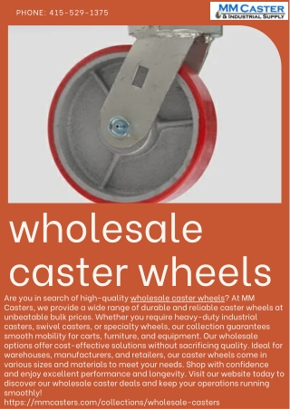 wholesale caster wheels