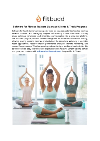 Software for Fitness Trainers _ Manage Clients & Track Progress