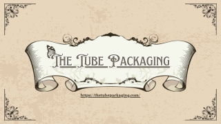 Eco-Friendly Custom Paper Tubes