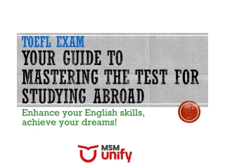 TOEFL Exam: Your Gateway to Global Education