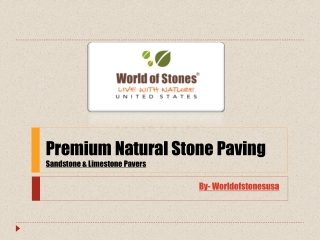 Premium Natural Stone Paving Sandstone & limestone pavers