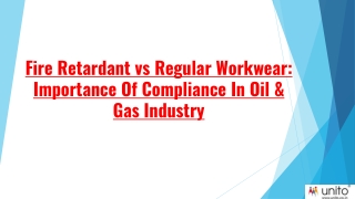 Fire Retardant vs Regular Workwear Importance Of Compliance In Oil & Gas Industry