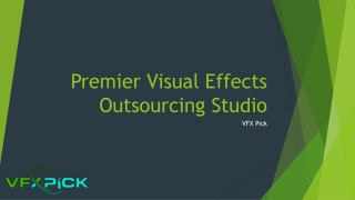 Visual Effect Outsourcing Services in India | VFX PICK
