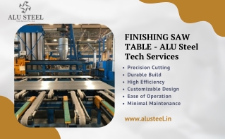 Finishing Saw Table – Alu Steel Tech Services