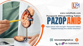 Pazopanib Tablet Price Online Manila Philippines