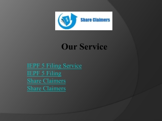 Share Claimers: Efficient IEPF 5 Filing Service for Hassle-Free Processing