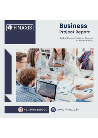 bank loan project report is an important document